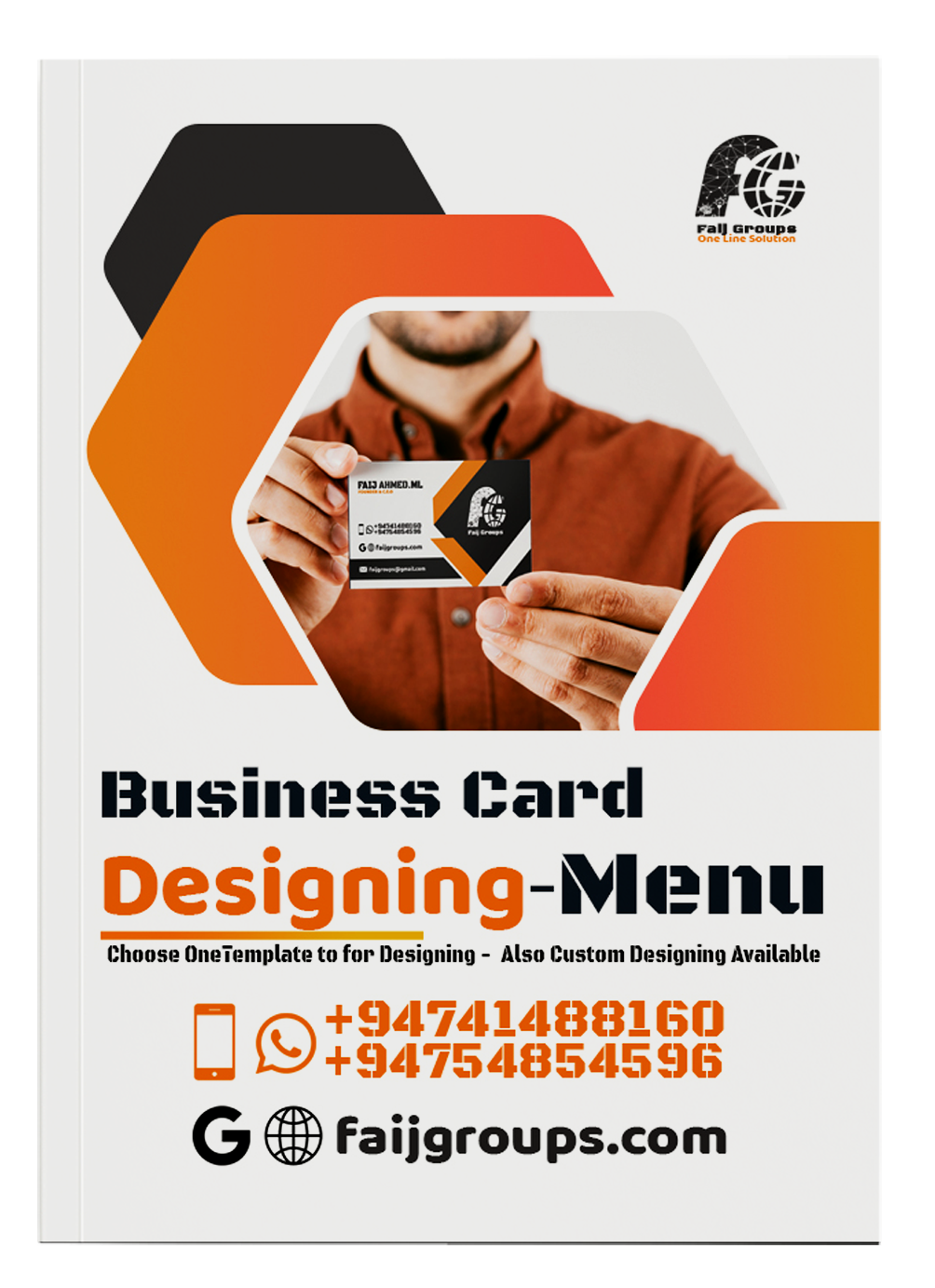 Book Front Card Design